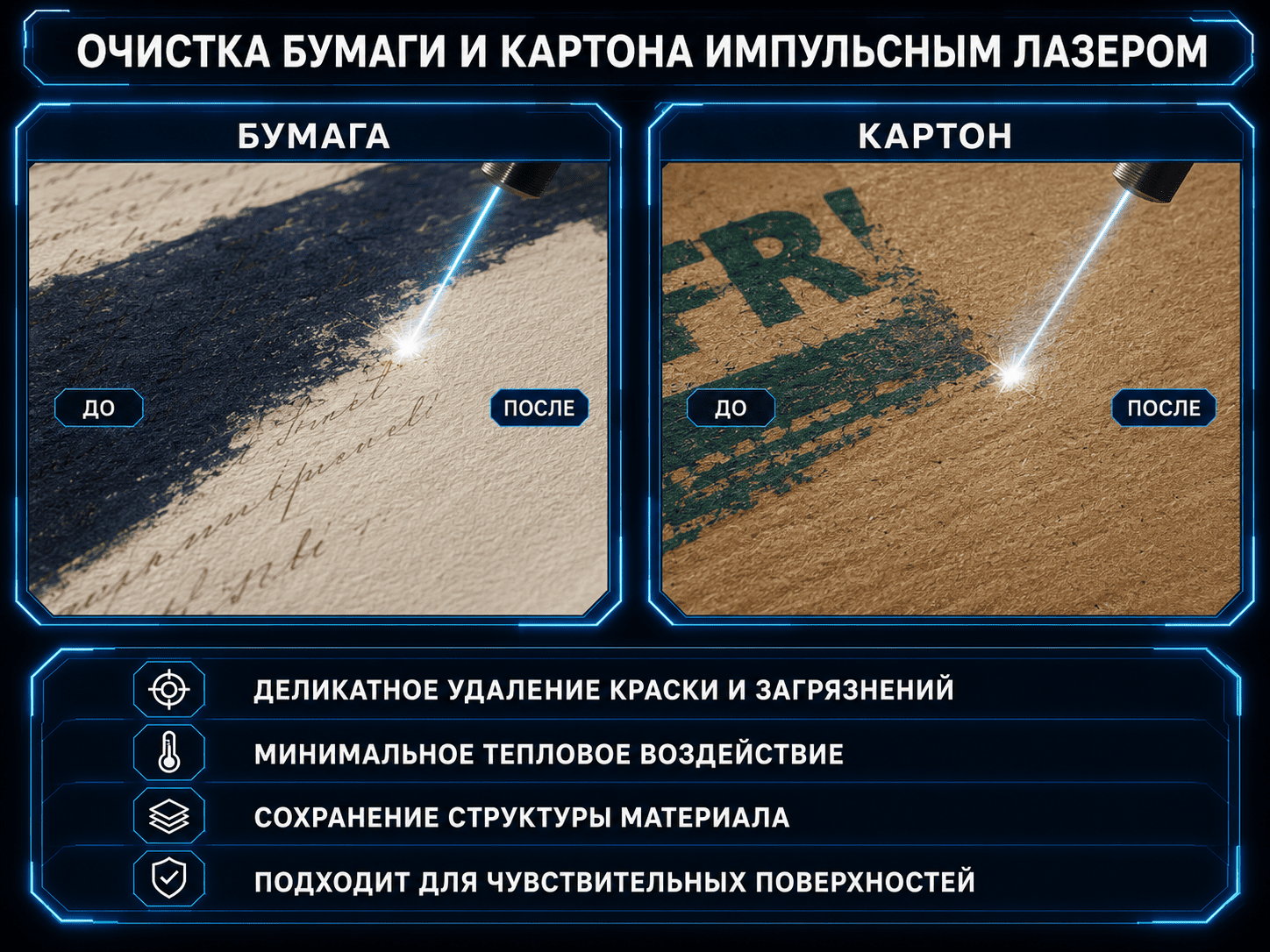 Tor R100 — импульсная лазерная очистка