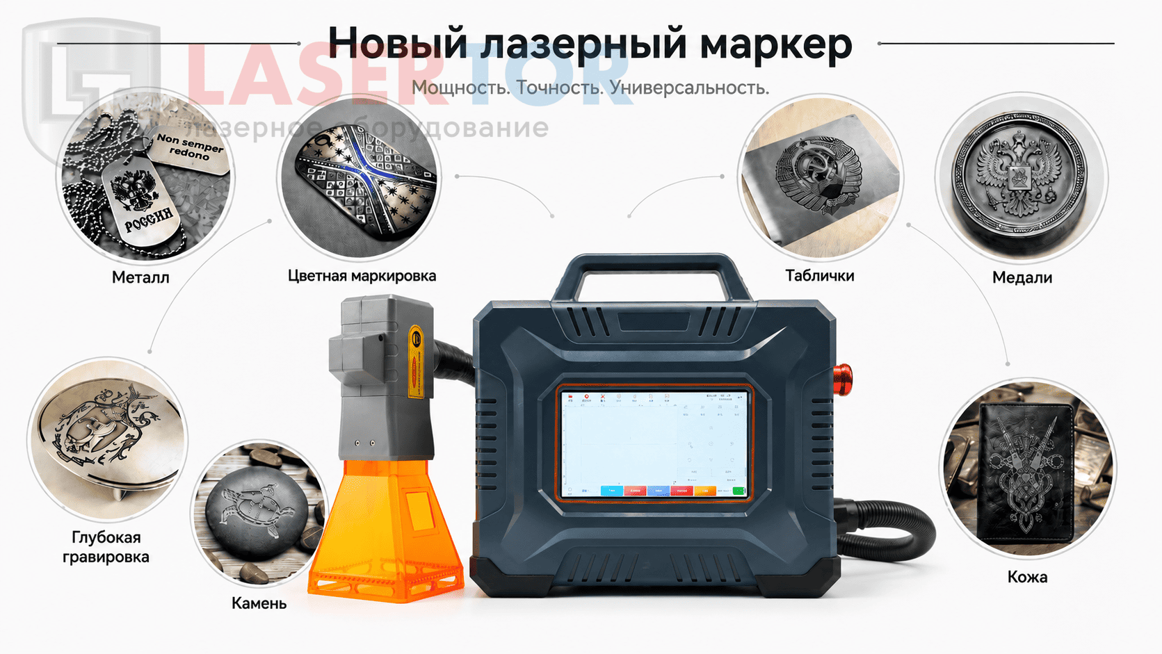 Преимущества JPT MOPA для цветной маркировки нержавеющей стали и титана